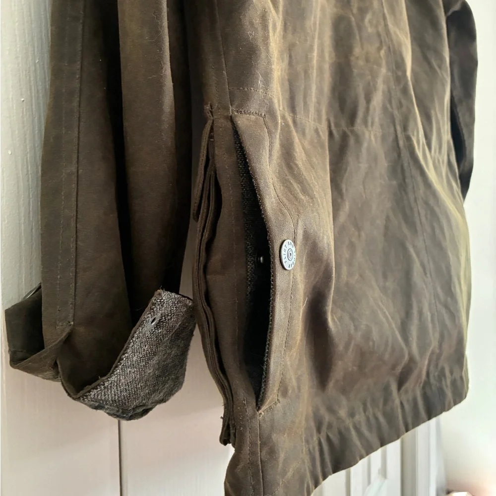 Men's Brown Waxed Jacket - Picture 5 of 6